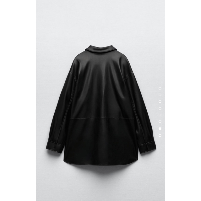 ZARA - ZARA フェイクレザー シャツ ジャケット の通販 by ZARA - ZARA フェイクレザー シャツ ジャケット の通販 by