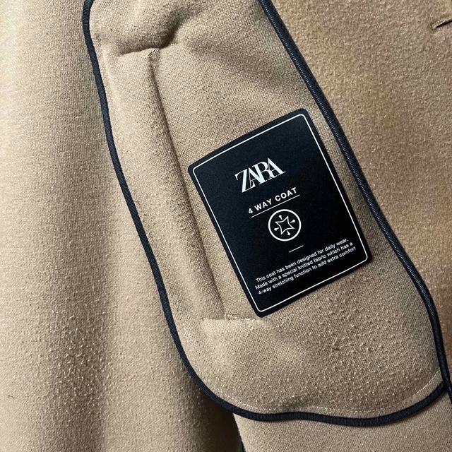 ZARA(ザラ)の【ZARA】チェスターコート　メンズ メンズのジャケット/アウター(チェスターコート)の商品写真