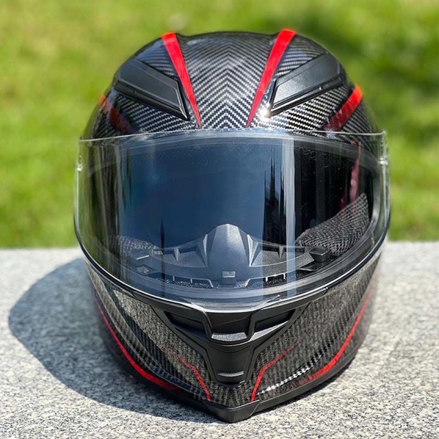 赤ライン バイクヘルメット フルフェイスミラーシールドDOT認証 赤ライン バイクヘルメット フルフェイスミラーシールドDOT認証