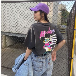 ロデオクラウンズワイドボウル(RODEO CROWNS WIDE BOWL)のレイクタウン限定チャコールグレー(Tシャツ(半袖/袖なし))