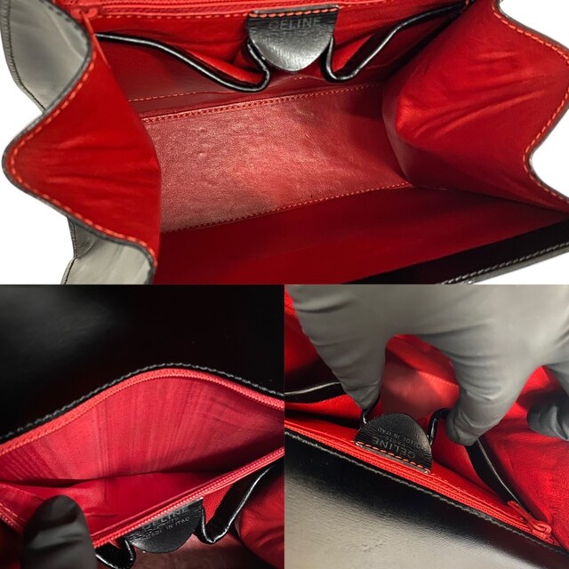 定番の冬ギフト CELINE 美品 極 - celine セリーヌ 33285 黒 トート