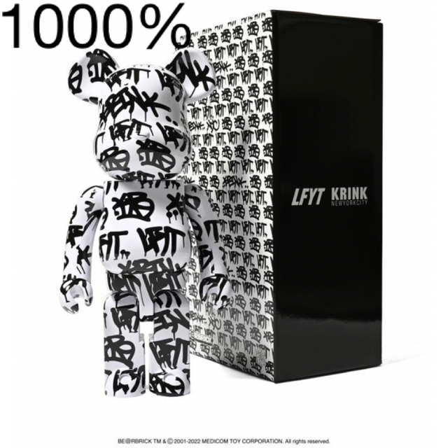 BE@RBRICK(ベアブリック)のLFYT BE@RBRICK LFYT KRINK 1000% ベアブリック   エンタメ/ホビーのフィギュア(その他)の商品写真