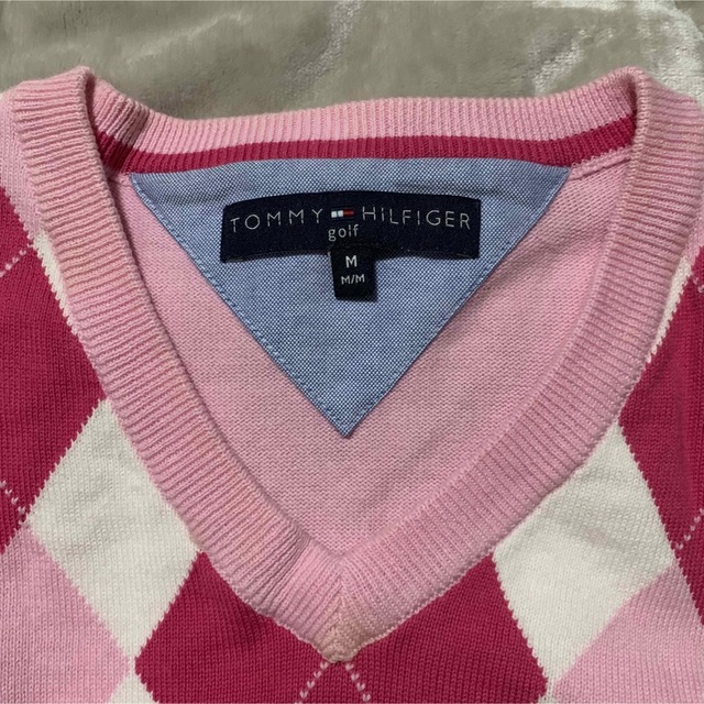 TOMMY HILFIGER(トミーヒルフィガー)のTOMMY HILFIGER argyle knit vest メンズのトップス(ベスト)の商品写真