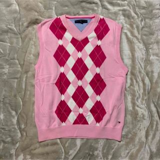 トミーヒルフィガー(TOMMY HILFIGER)のTOMMY HILFIGER argyle knit vest(ベスト)