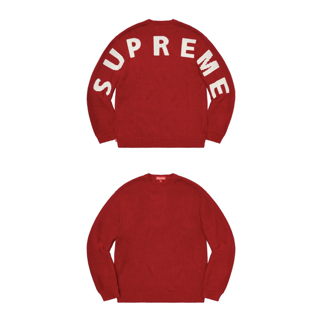 supreme  Back Logo Sweater