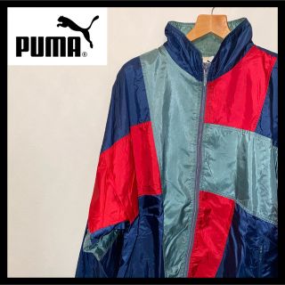 プーマ(PUMA)の《プーマ》80s90s万国旗タグ 人気色 ナイロンジャケット ジャンパー 人気色(ナイロンジャケット)