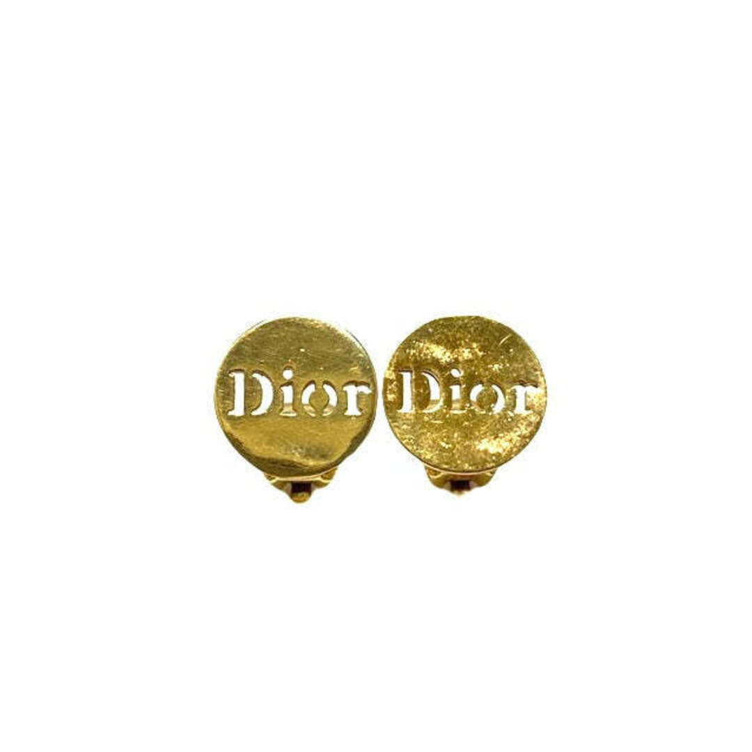極 美品 Christian Dior ディオール サークル プレート パンチング