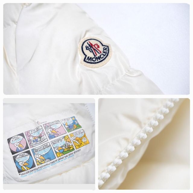 MONCLER - 人気モデル モンクレール NESEA ネセア 00 白 国内正規品の