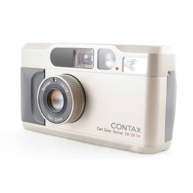 日本最大の 【美品】 CONTAX T2 コンタックスT2 データバック付き