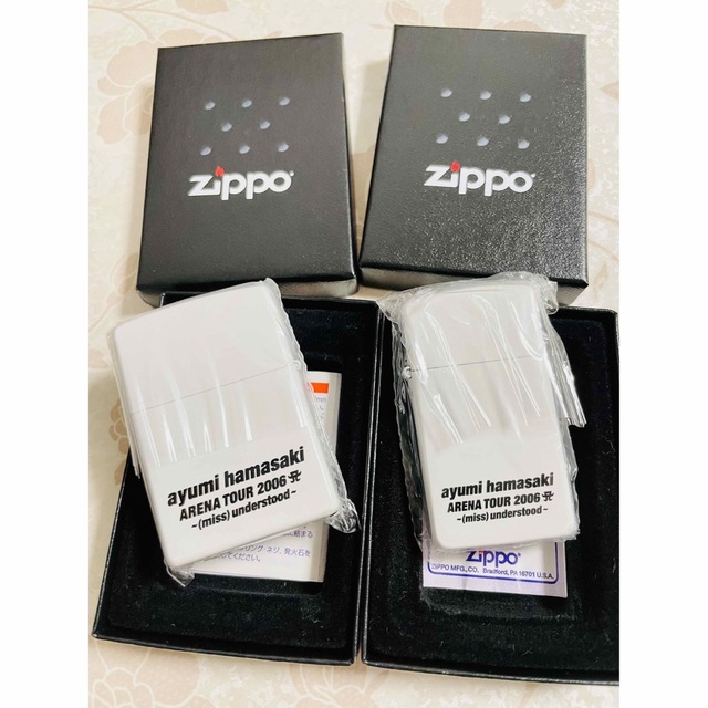 浜崎あゆみ　ハートマークペアライター　ZIPPO 新品、未使用