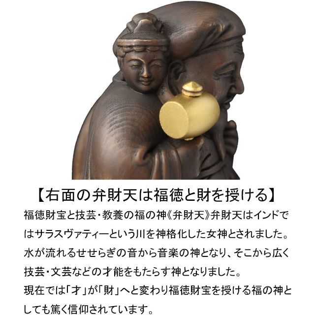 京都高台寺 圓徳院所蔵 『豊臣秀吉の三面大黒天』 原寸大復刻像 開眼供養祈祷済