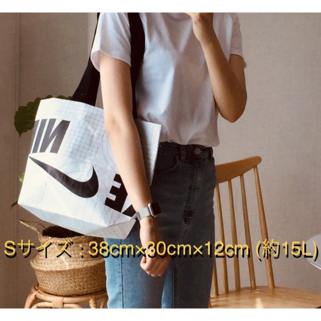 NIKE(ナイキ)の新品未使用　NIKE ナイキ ショッピングバッグ S M Lの3点セット！ レディースのバッグ(その他)の商品写真