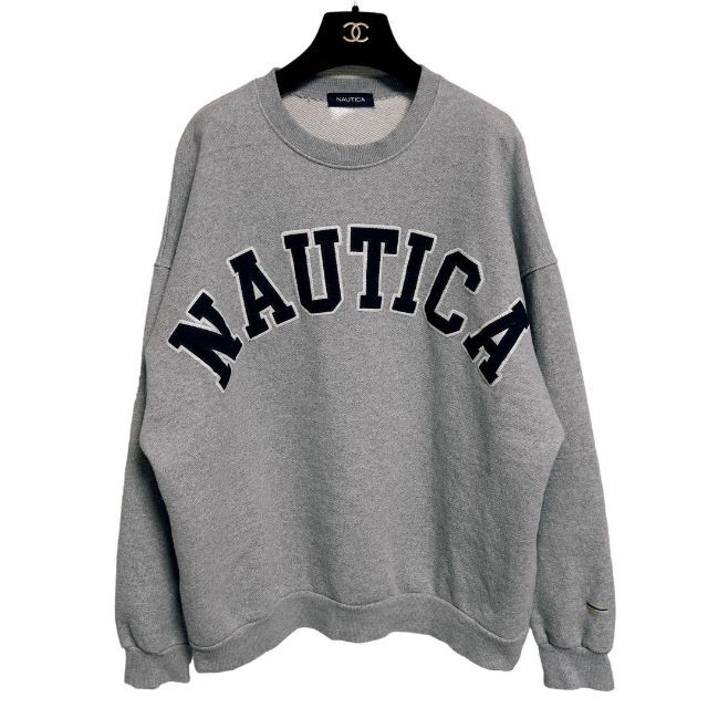 NAUTICA - 【美品】NAUTICA ノーティカ アーチロゴクルーネック