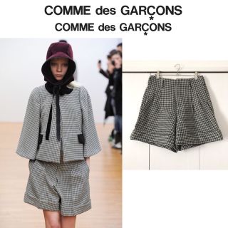 コムデギャルソン(COMME des GARCONS)の2012aw　コムコム　千鳥格子　ウール　ショートパンツ　コムデギャルソン(ショートパンツ)