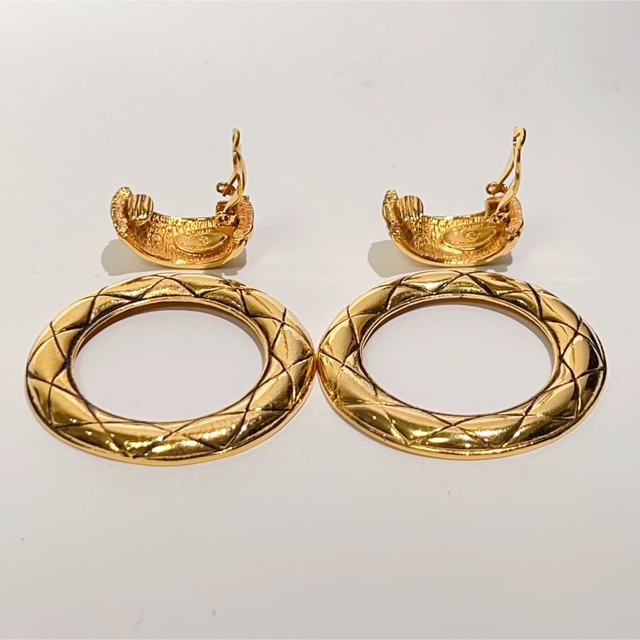 CHANEL シャネル マトラッセ フープイヤリング | www.jarussi.com.br