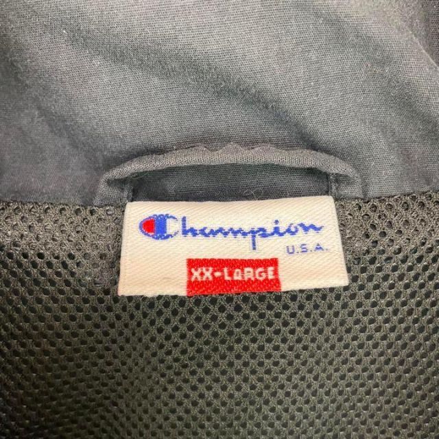 Champion(チャンピオン)の激レア チャンピオン トラックジャケット 刺繍ロゴ 超極太アーム オーバーサイズ メンズのジャケット/アウター(ブルゾン)の商品写真