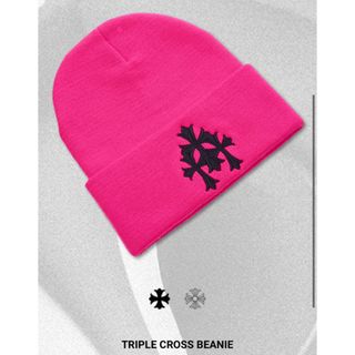 クロムハーツ(Chrome Hearts)のchrome hearts TRIPLE CROSS BEANIE(ニット帽/ビーニー)