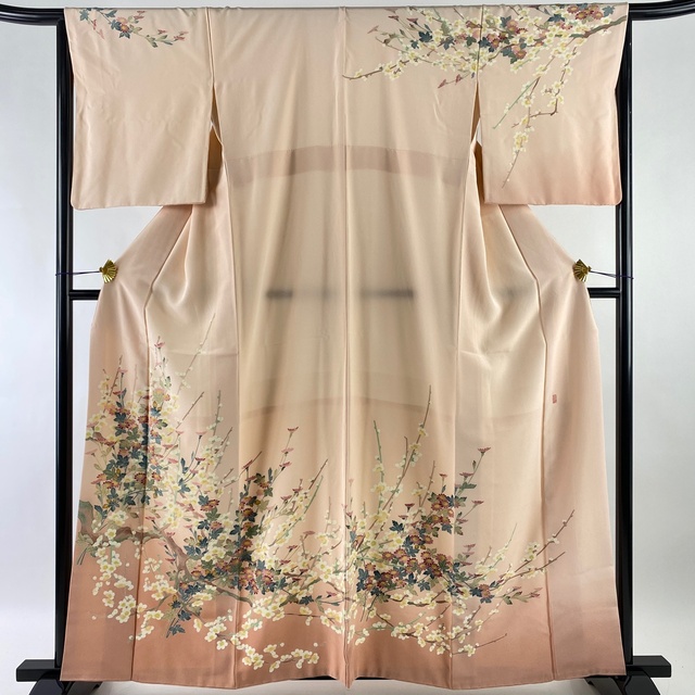 入荷中 身丈162cm 逸品 訪問着 裄丈68cm 【中古】 正絹 着物 - mokasco.com