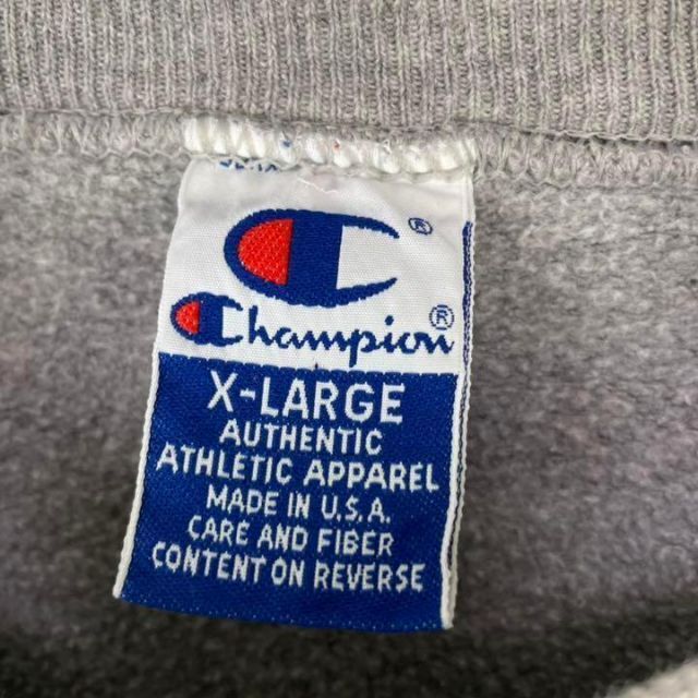 最安値挑戦! 激レア90s USA製 チャンピオン トレーナー 刺繍ロゴ 太