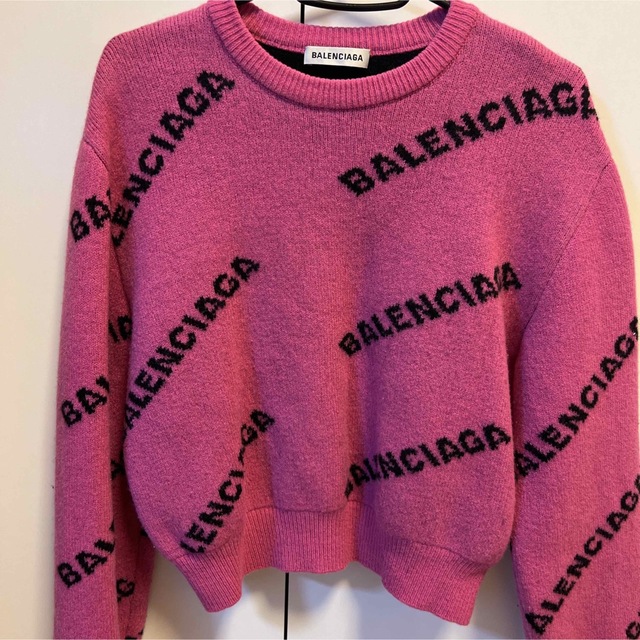 ♥️BALENCIAGA♥️ピンクニットトレーナー♥️