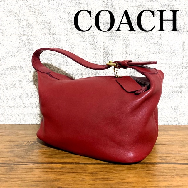 美品✨ USA製✨ オールドコーチ COACH ハンドバッグ グラブタンレザー