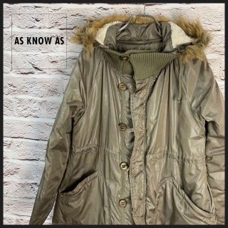 AS KNOW AS - AS KNOW AS　アウター　コート　モッズコート　ダウン　ジャケット【F】