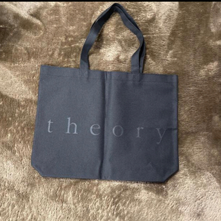 セオリー(theory)のセオリーtheoryエコバッグ黒ショップバッグ袋ショッパー(ショップ袋)