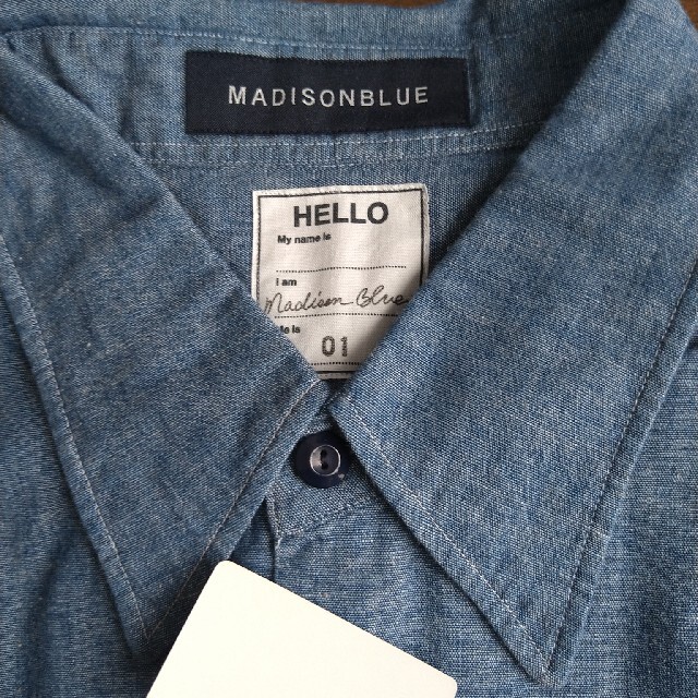 MADISONBLUE(マディソンブルー)の新品　MADISONBLUE マダムワークシャツ レディースのトップス(シャツ/ブラウス(長袖/七分))の商品写真