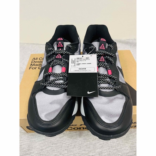 ナイキ ACG スニーカー ローケイト ブラック/ハイパーピンク 28.5cm
