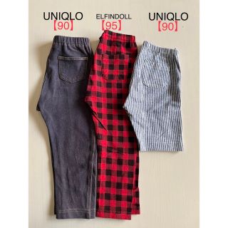 ユニクロ(UNIQLO)のユニクロ　パンツ　3本セット(パンツ/スパッツ)