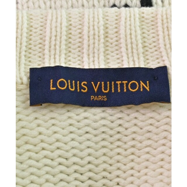 LOUIS VUITTON(ルイヴィトン)のLOUIS VUITTON ルイヴィトン カーディガン XXL 白 【古着】【中古】 メンズのトップス(カーディガン)の商品写真