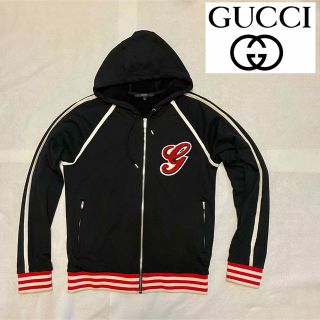 グッチ(Gucci)のグッチ　ワッペン　フルジップパーカー　フーディー　ワッペン　裏起毛(パーカー)