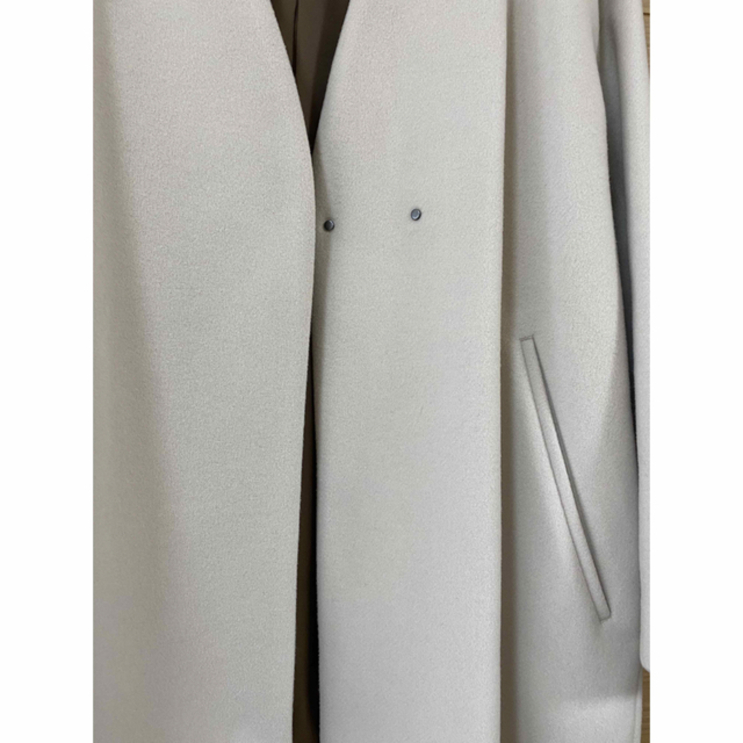 IENA MANTECOノーカラーコート 超美品 38 IENA MANTECOノーカラーコート 超美品 38