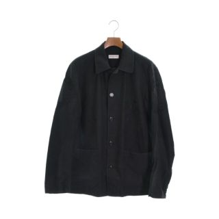 DRIES VAN NOTEN ステンカラーコート 46(M位) 黒 【古着】【中古】