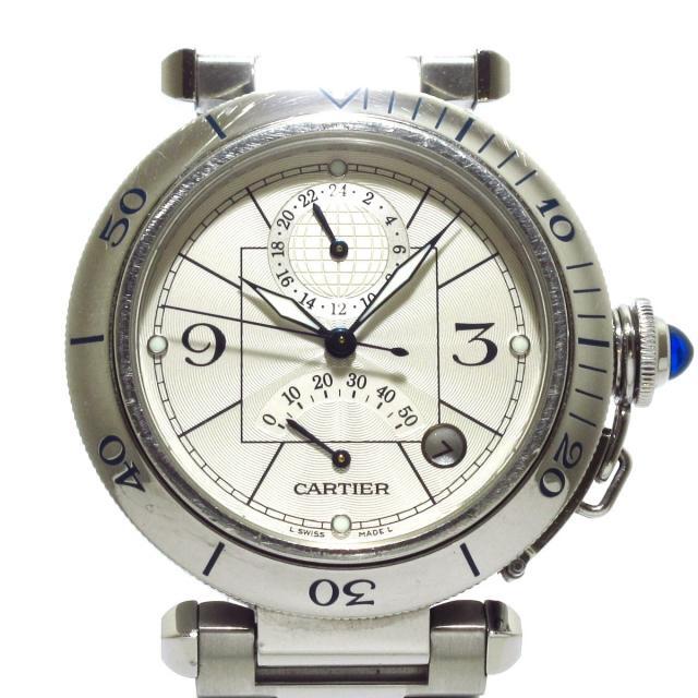 Cartier - カルティエ 腕時計 38GMTパワーリザーブ