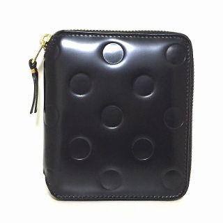 コムデギャルソン(COMME des GARCONS)のコムデギャルソン 2つ折り財布 - 黒 レザー(財布)