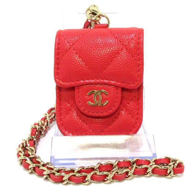 2022春大特価セール！ CHANEL シャネル 小物入れ美品 マトラッセ レッド その他