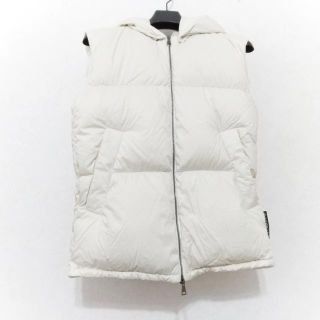 モンクレール(MONCLER)のモンクレール ダウンベスト サイズ00 XS 白(ダウンベスト)