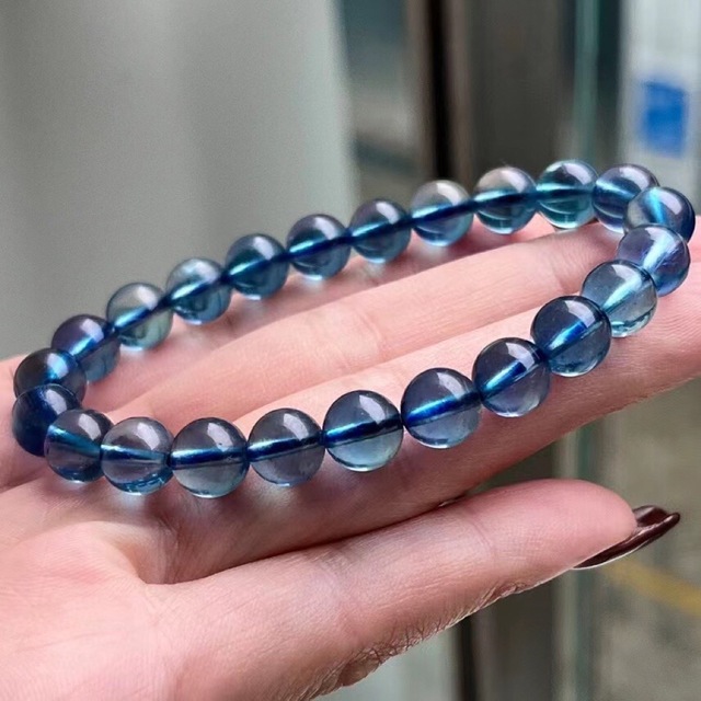 天然】アクアマリン ブレスレット 8.2mm-