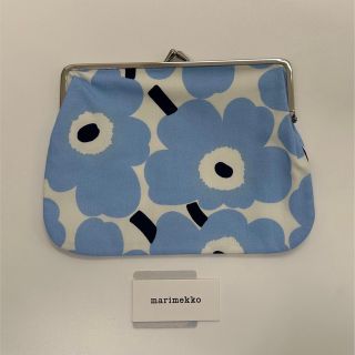 マリメッコ(marimekko)のレア！ 完売 新品 未使用 マリメッコ がま口ポーチ ウニッコ キオスキ(ポーチ)