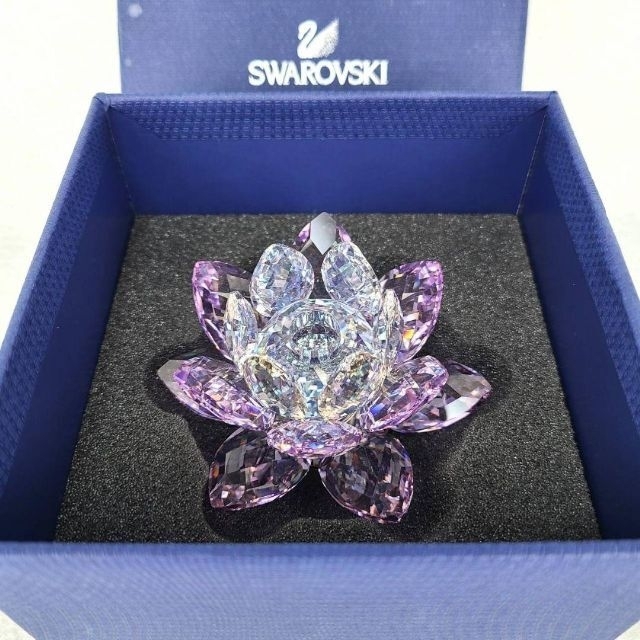 経典ブランド 希少❗️新品❗️Swarovski キャンドルスタンド 置物