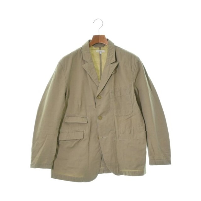 ボタン柄Engineered Garments カジュアルジャケット M ベージュ