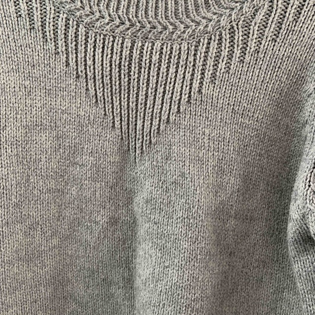 LEPSIM(レプシィム)のレプシィム　ニット　セーター　グレー　冬　トップス　シンプル レディースのトップス(ニット/セーター)の商品写真