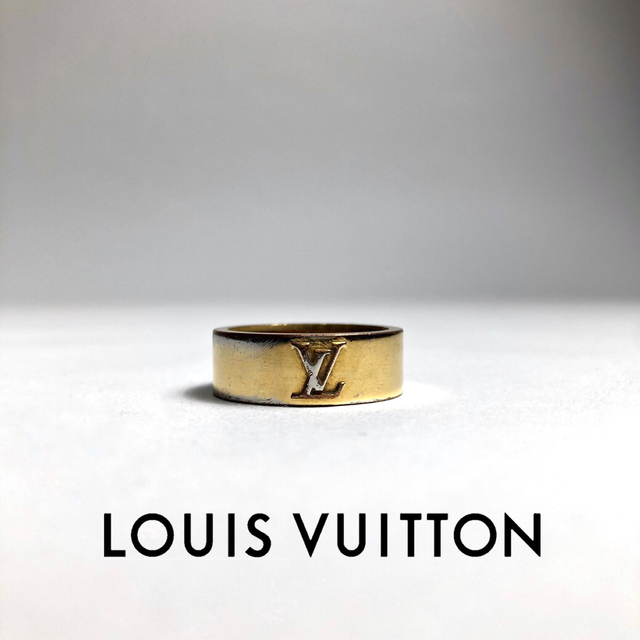 レア Louis Vuitton ルイヴィトン リング 指輪 メンズ ゴールド 春夏