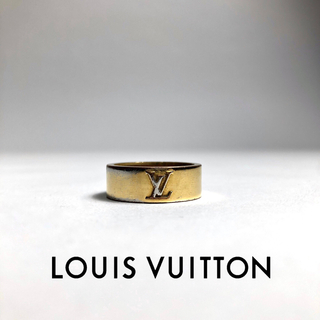 ルイヴィトン(LOUIS VUITTON)のレア　Louis Vuitton ルイヴィトン　リング　指輪　メンズ　ゴールド(リング(指輪))