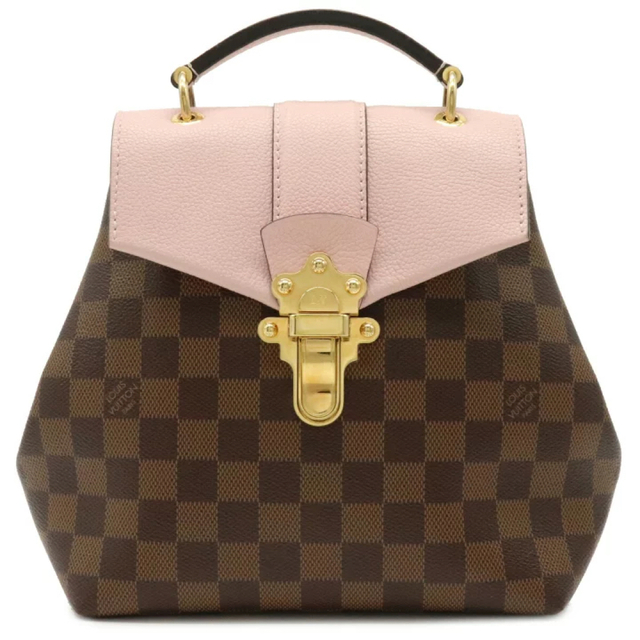 ラッピング不可】 VUITTON LOUIS - ダミエ クラプトン リュック ピンク