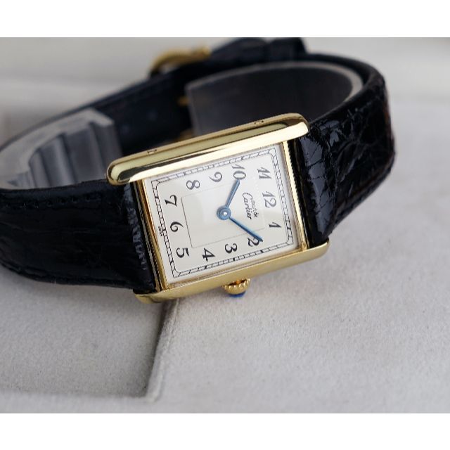 美品 カルティエ マスト タンク アラビア LM Cartier