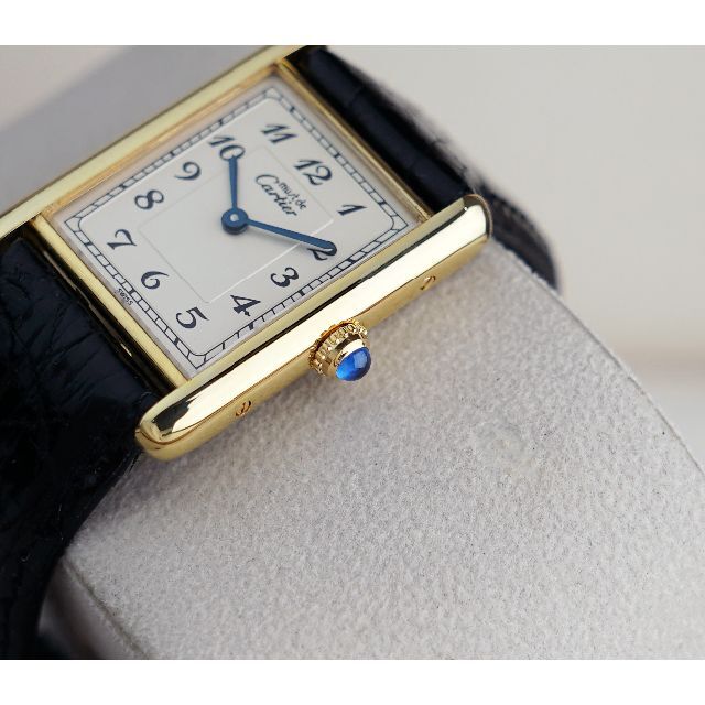 Cartier(カルティエ)の美品 カルティエ マスト タンク アラビア LM Cartier メンズの時計(腕時計(アナログ))の商品写真