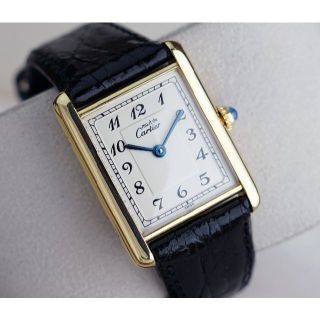 カルティエ(Cartier)の美品 カルティエ マスト タンク アラビア LM Cartier(腕時計(アナログ))