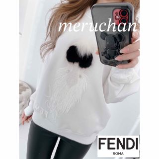 FENDI 【定価18万】フォックス ミンク ニット トップス トレーナー